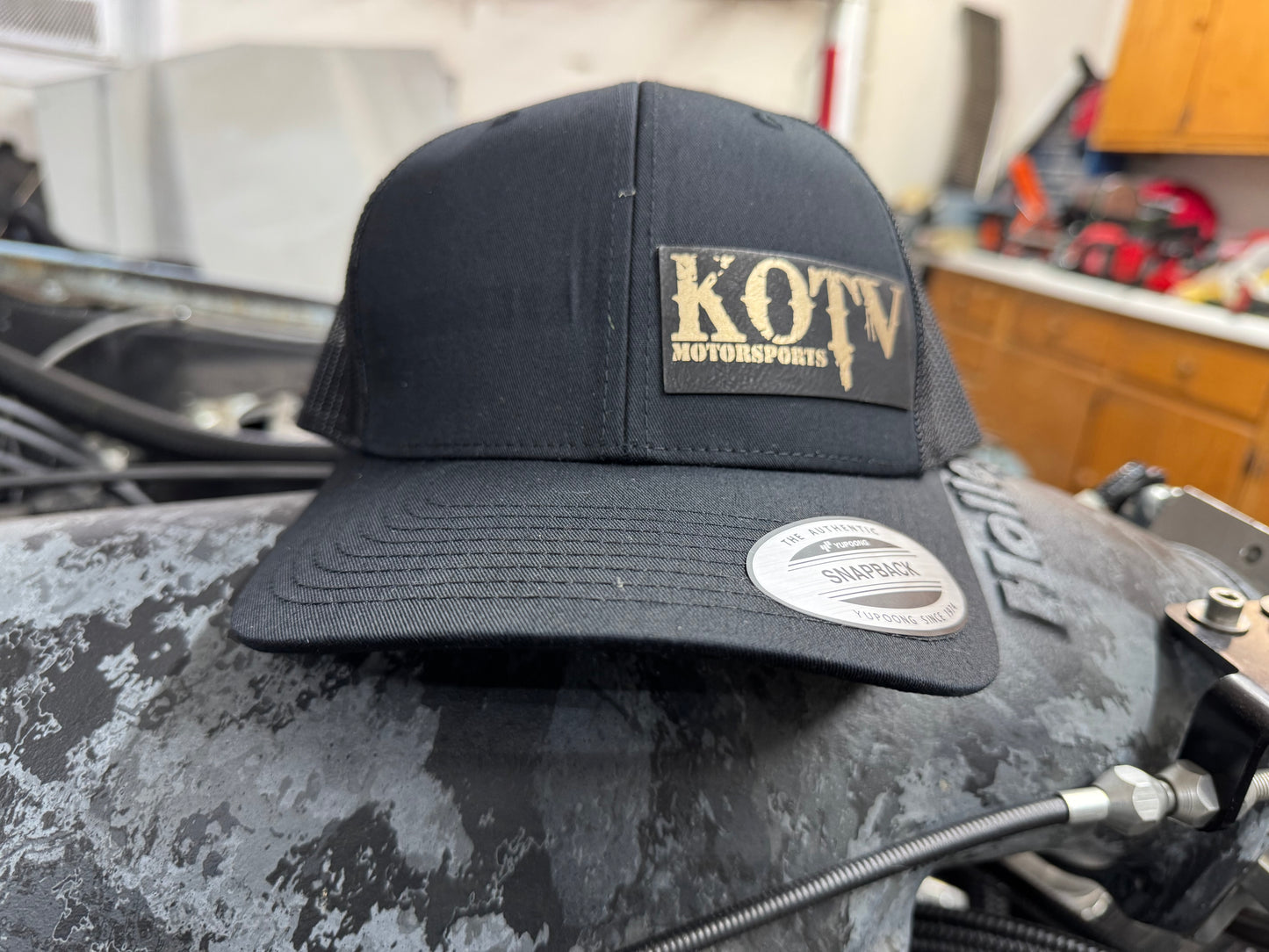 Black and Gold SnapBack Hat