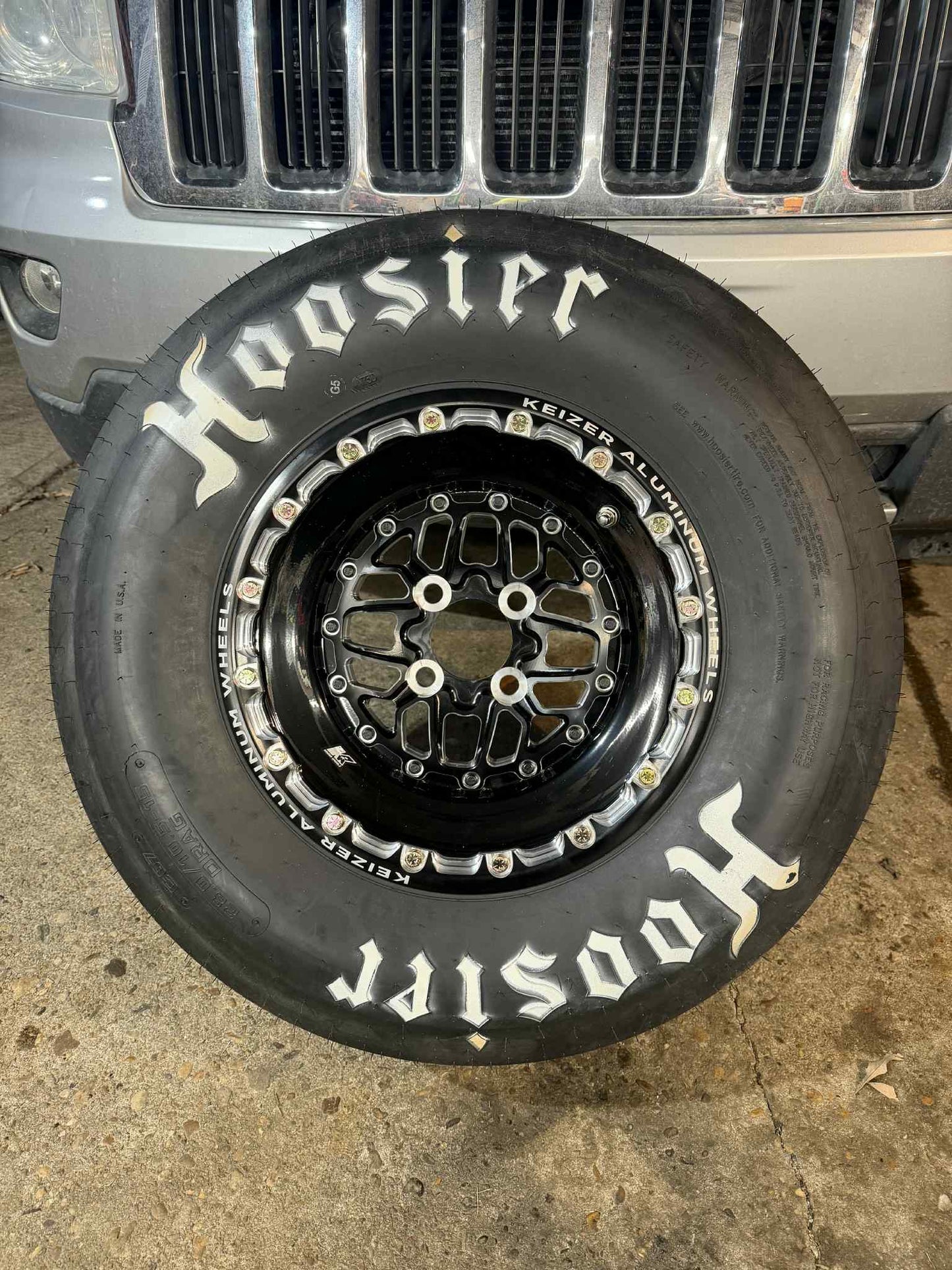 Keizer Slepen 4 Lug 15” Drag Wheel